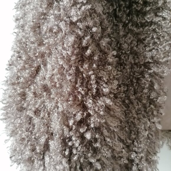 Altar'd State Womens Brown Open Front Faux Fur Sleeveless Vest Size Small - Picture 4 of 8